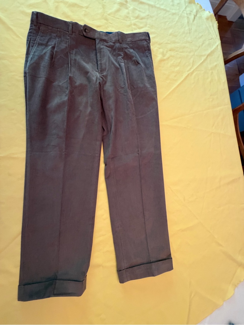 Ralph Lauren Brown Pleated Chinos NWT